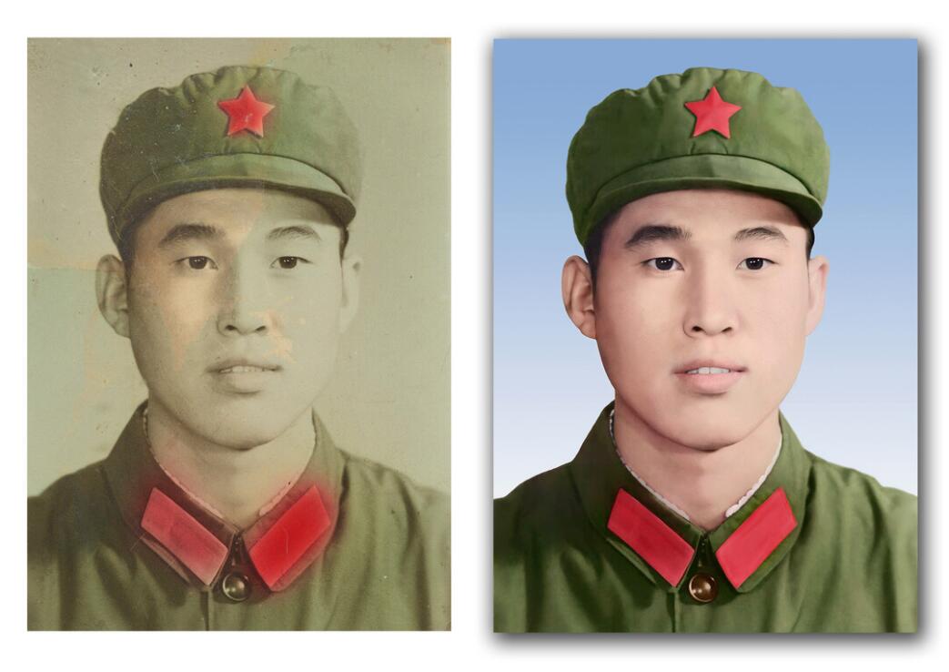凤凰破损照片修复-18